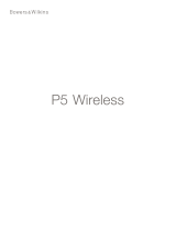 Bowers & Wilkins P5 WIRELESS User manual
