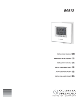 Olimpia Splendid thermostat - B0813 Installation guide
