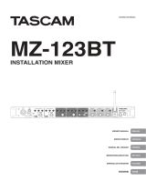 Tascam MZ-123BT User manual