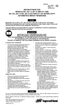 Ingersoll Rand 261 User manual