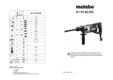Metabo B 710 AC/DC Operating instructions