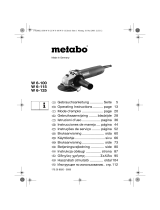 Metabo W 6-125 Operating instructions