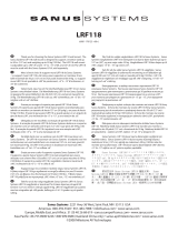 Sanus LRF118 Owner's manual