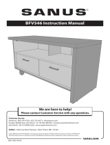 Sanus BFV546 User manual