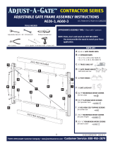 Adjust-A-Gate AG36-3 Installation guide