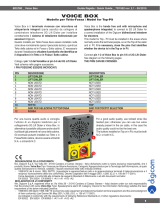 Digicom 8D5780 VoiceBox Tetto Fossa User manual