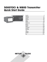 Mettler Toledo 5000TOCi Sensor Operating instructions
