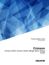 Christie Crimson WU25 User manual