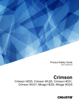 Christie Crimson HD31 User manual