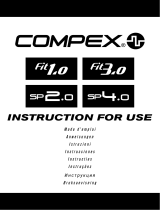 Compex FIT 1.0, FIT 3.0, SP 2.0 & SP 4.0 User manual