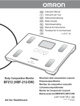 Omron Healthcare HBF-212-EW User manual