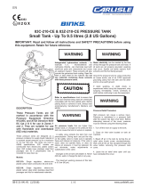 Binks Pressure Tanks User manual