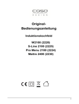 Caso Design Einzel- Induktionskochfeld "ProMenu 2100" Operating instructions