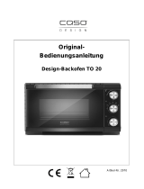 Caso Design TO 20 oven User manual
