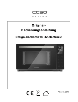 Caso TO 32 electronic oven Operating instructions