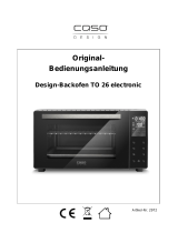 Caso TO 26 electronic oven Operating instructions