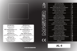 Master XL6 110-230V 50HZ Owner's manual