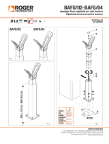 Roger Technology BAFS/01 Resting fork User manual