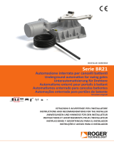 Roger Technology BRUSHLESS BR21/361/HS Installation guide