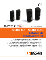 Roger Technology M90/F4ES Installation guide
