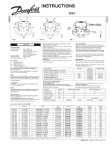 Danfoss KSV 1100 User manual