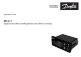 Danfoss ERC 214 Digital controller for refrigeration and defrost, 4 relay Installation guide