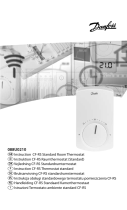Danfoss CF-RS Standard Room Thermostat Installation guide