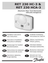 Danfoss RET230 HC3 and RET230 HCA Installation guide