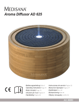 Medisana | AD 625 | Diffuseur d'arôme | Bambou | Désodorisant | Lampe à parfum Owner's manual