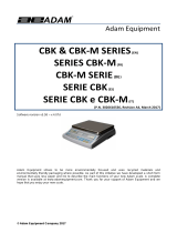 Adam Equipment CBK CBK-M User manual