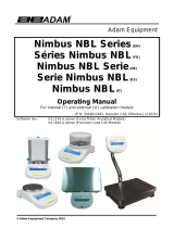 Adam Equipment Nimbus NBL Series User manual