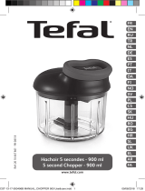 Tefal K1320404 INGENIO 5 SECONDS CHOPPER 900ML - 3 BLADES Owner's manual