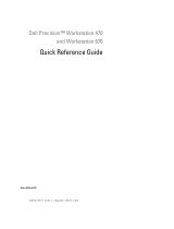Dell Precision 470 User manual