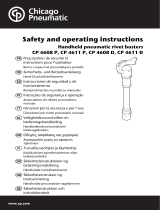 Chicago Pneumatic 4608P, 4611P, 4608D,4611D Operating instructions