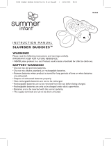 Summer Infant Slumber Buddies Classic Butterfly Nightlight User manual