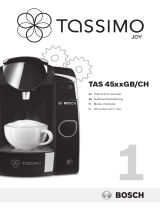 TASSIMO by Bosch Joy Pod Coffee Machine User manual