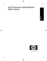 Mode d'Emploi PhotoSmart M440 Owner's manual