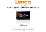 Lenco Tab 1014 Operating instructions