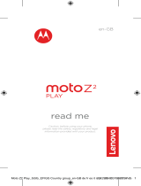 Motorola MOTO Z2 Play Operating instructions
