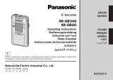 Panasonic RR QR80 User guide