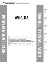 Pioneer AVIC D3 Operating instructions