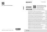 Sony α 6600 Quick start guide