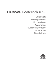 Huawei MateBook X Pro Quick start guide