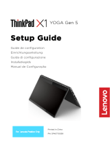 Manual del Usuario LenovoThinkPad X1 Yoga 5a Generación