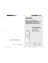 Sharp PA-VR10E User manual