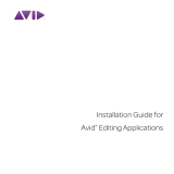 Avid Editing Editing Applications 6.0 Installation guide
