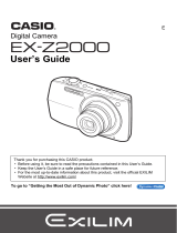 Casio EX-Z2000 User manual