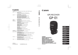 Canon GPS RECEIVER GP-E1 User manual