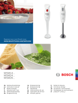 Bosch MSM2610B Owner's manual