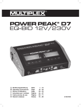 MULTIPLEX Power Peak D7 Owner's manual